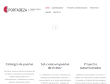 Tablet Screenshot of portadeza.com